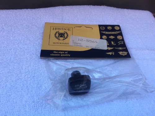 Triumph tr6 tr250 nos new air pull defrost knob! no reserve! made in england!