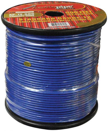 12 gauge 500ft primary wire blue audiopipe ap12500bl wire
