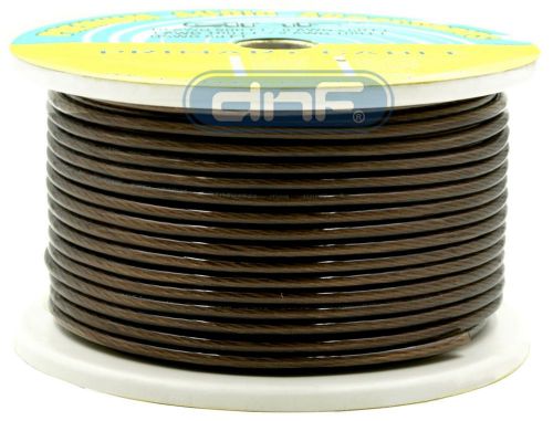 8 gauge 100% ofc black see through power cable 250 feet- free same day shipping!