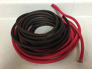 Knukonceptz kca kable 4 gauge power &amp; ground 40 ft total (20&#039;red,20&#039;black) cable