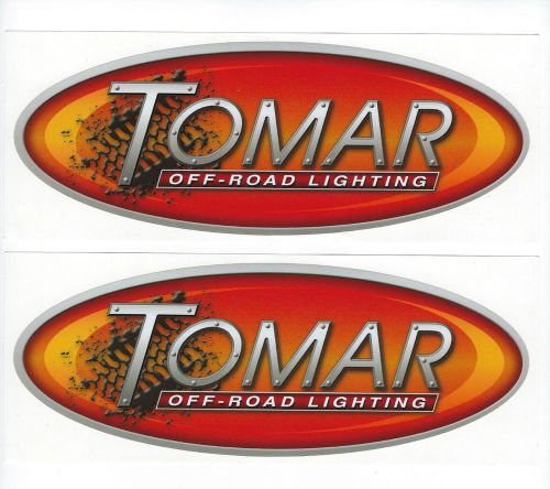 Tomar off road racing decals stickers 8&#034; long set of 2