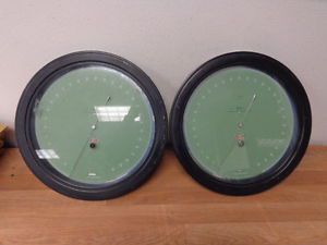 Lot of 2 seegers precision pressure transfer gauge s-5921 /.2 psia subdivisions