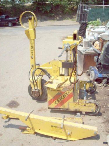 Chief automotive towing cart*vehicle tow machine dolly*hoist*4000 cap*boom*works