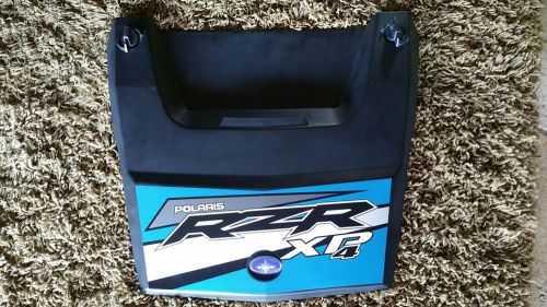 Polaris rzr xp 1000 hood from a 2016 model - blue stickers - take off part