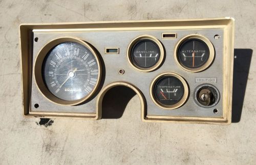 1964 plymouth valiant barracuda dash cluster gauges 273 a-body speedometer cuda