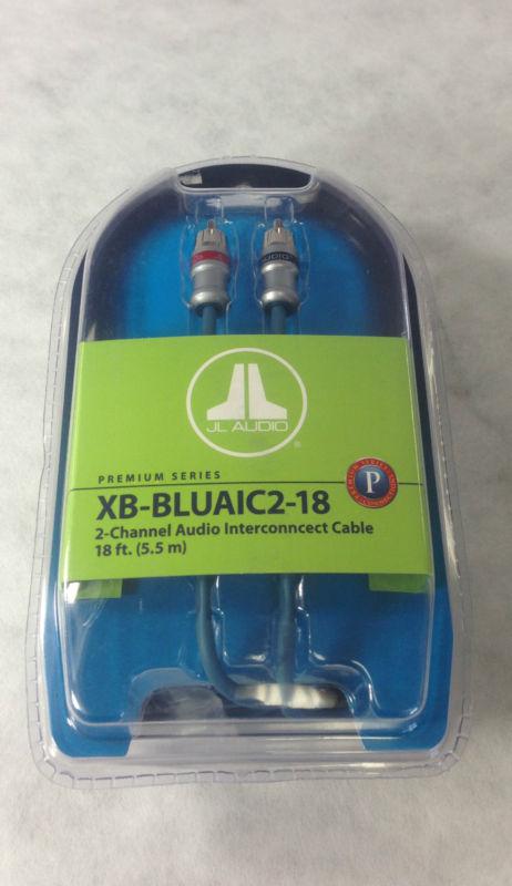 Jl audio xb-bluaic2-18 2-channel audio interconnect cable