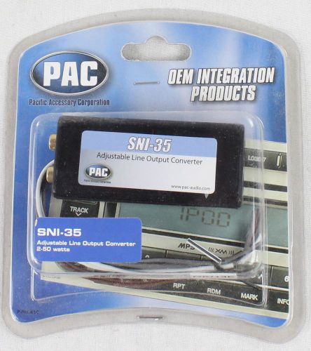 New pac oem integrations products adjustable line output converter sni-35