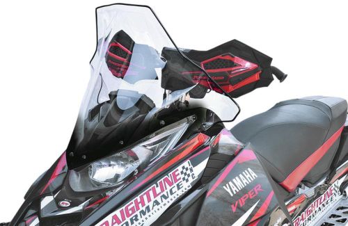 Powermadd - 14540 - cobra windshield, tall - 19in. - clear with black fade