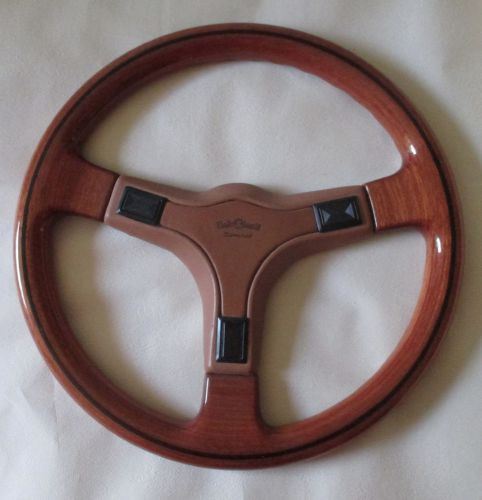 Italvolanti admiral steering wheel wood leather made in italy