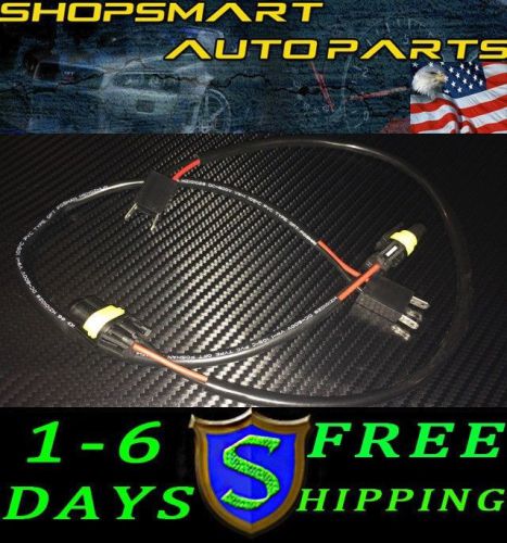2 x h7  hid ballast power wire cable harness