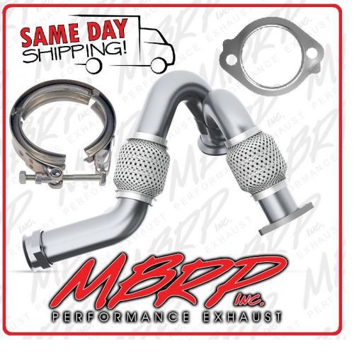 03-07 ford 6.0 6.0l powerstroke diesel heavy duty mbrp up-pipe clamp &amp; gasket