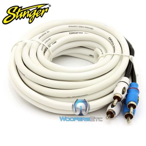 Stinger smrca6 6 meters 19 feet marine off road interconnect rca cable