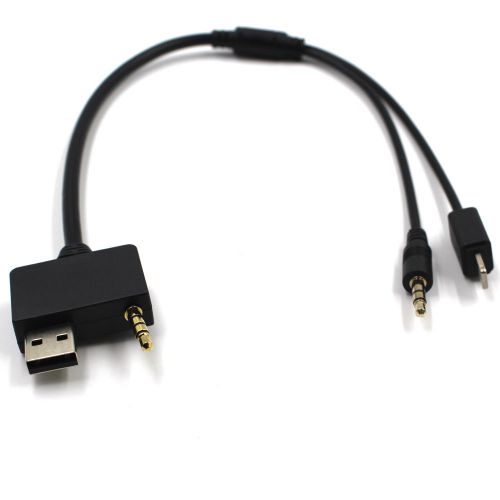 3.5mm usb aux audio cable charger adapter for iphone 5s 6 6s for hyundai kia