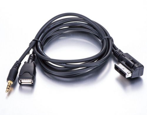 Aps aux media interface charge cable for mercedes benz for ipod iphone samsung
