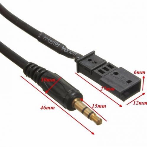 3.5mm aux adapter radio cable new durable for bmw bm54 e39 e46 e38 e53 x5 stereo