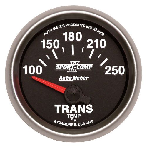 Autometer 3649 sport-comp ii electric transmission temperature gauge