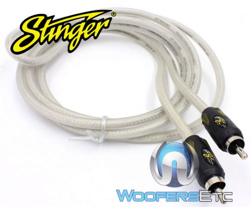 Stinger si486 6 ft 4000 video composite cable cord wire rca plug adapter new