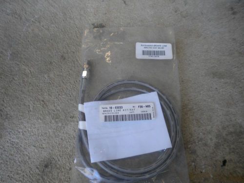 Arctic cat snowmobile rsi  bl-1   6&#034; extended brake line 1994-2006 braided hose