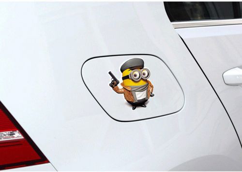 Agent despicable me minions car rear windows tickers decal new reflective #9
