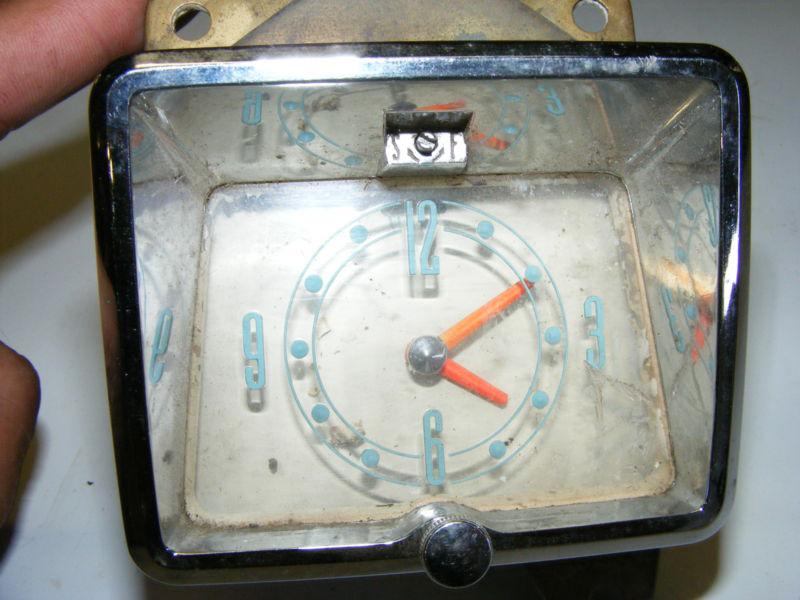 1955 mercury clock good used accessory
