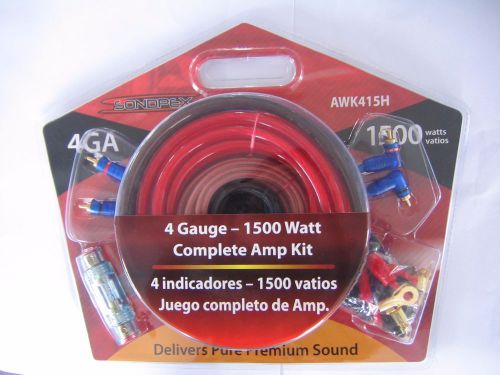 Sondpex 4ga 1500w complete amp kit