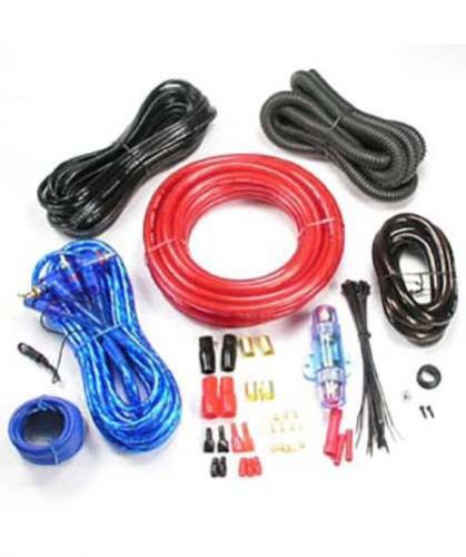 4 gauge ga 4awg car amplifier amp installation wiring wire kit + rca cable 2000w