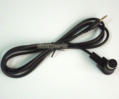 Car aux audio adapter 3.5mm 8 pin m-bus male cable mp3 ipod for alpine kcm-123b