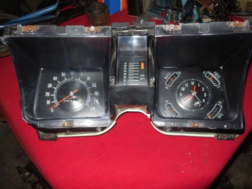 1968 chevrolet chevelle factory roller tachometer and factory gauges gauge panel