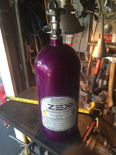 Nos/nx/zex/holley/edelbrock/ 10 lb. electric purple nitrous bottle