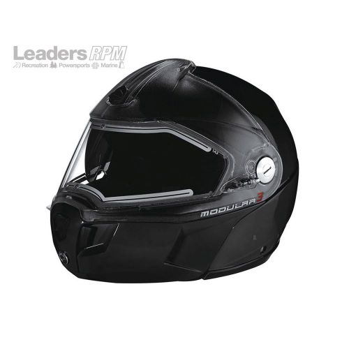 Ski-doo new oem modular 3 helmet black electric heated shield 2xl 4479641490