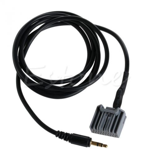 Car 3.5mm aux-in audio cable male interface adapter for honda accord civic crv
