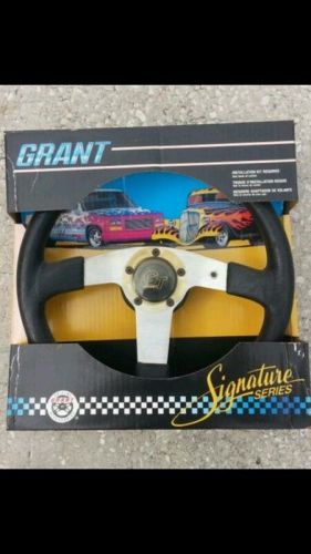 Vintage grant gt custom steering wheel &#034;signature series&#034; - in orig box
