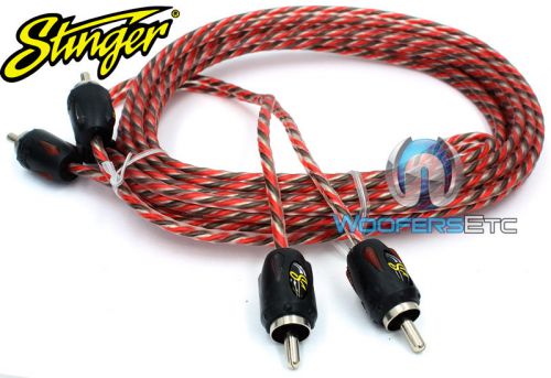 Stinger si429 9 ft 2-channel 4000 series rca interconnect cable