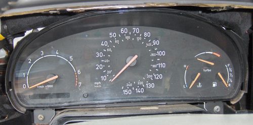 1999 saab 9.3 convertible instrument cluster.