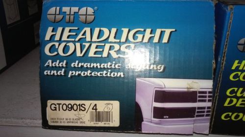 Chevy pu 90-93; suburban 92-93 smoked headlight covers