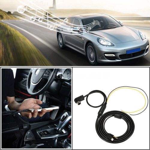 Car 3.5mm aux in audio cable alpine kce-236b charge interface for iphone n7k6