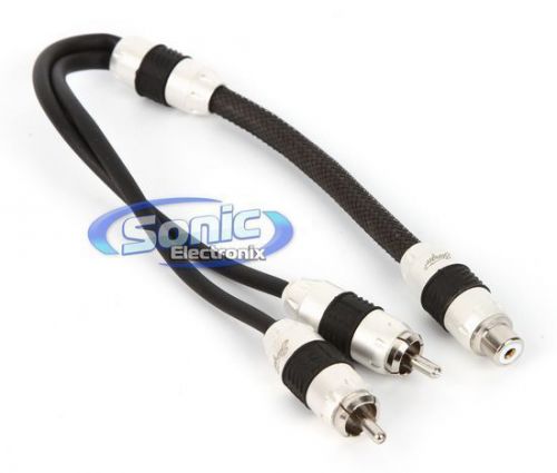 Stinger si82ym 2-channel 8000 series rca audio interconnect y-adapter cable