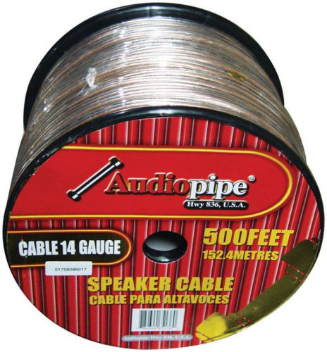 *cbp14500* sp wire 14ga 500&#039; clear audiopipe cable14500 wire
