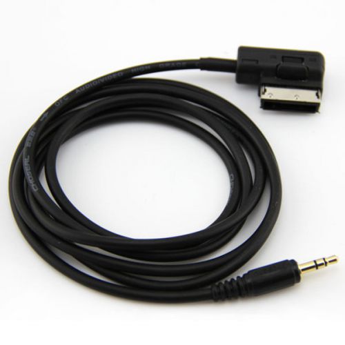 Black 3.5mm usb car audio aux adapter converter power cable for iphone samsung