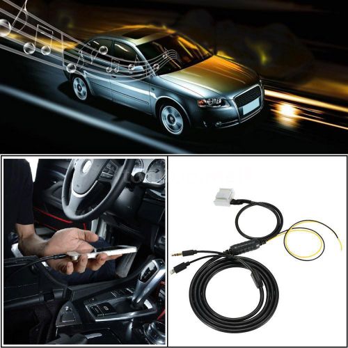 Car 3.5mm aux in audio cable for toyota adapter charge interface for iphone l5g2