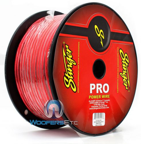 Spw18tr stinger 8 gauge awg ga red 250 feet pro power cable cord wire roll new