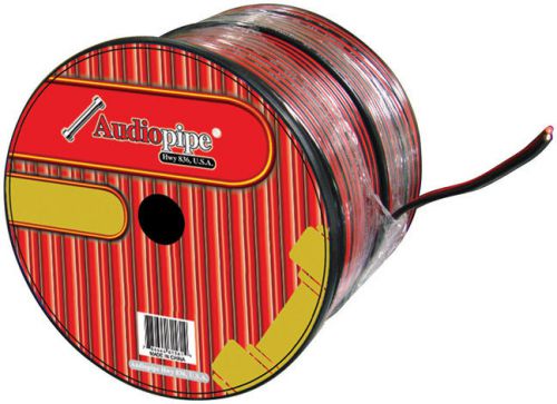 Speaker cable 12ga. 500&#039; ;red + black audiopipe cable12black wire