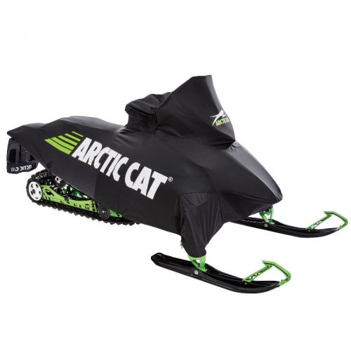 Arctic cat 2012-2017 m xf xf-hc canvas snowmobile cover black &amp; green - 7639-238