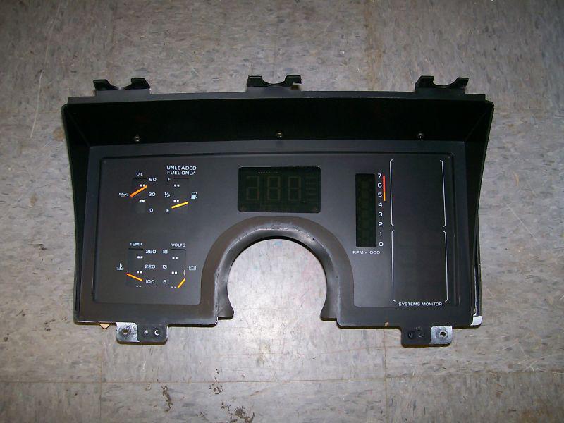 1984-1986 camaro berlinetta digital instrument cluster