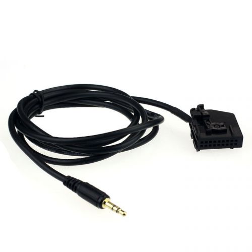 3.5mm aux audio input cable for vw passat touareg golf v audi mfd2 rns2 sbu