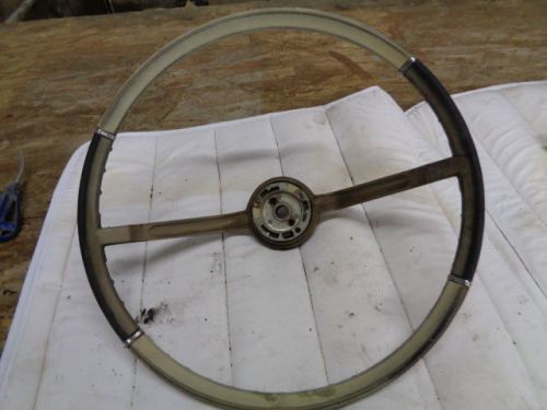 1966 67 fairlane steering wheel gold parchment oem no reserve