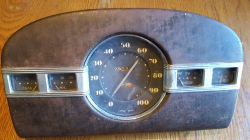 1935 oldsmobile ?  instrument gauge cluster panel