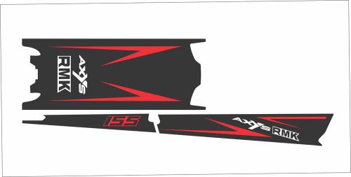 Polaris axys tunnel sks decal graphics 800 600 pro rmk 155 163 red axys black