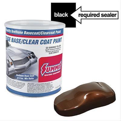 Summit racing paint 2-stage base coat urethane caramel pearl 1 gallon each