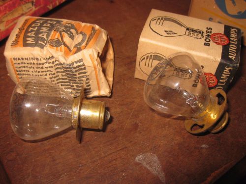 Vintage spotlight or fog light  bulb  6 volt 50 candle power pre focused bas